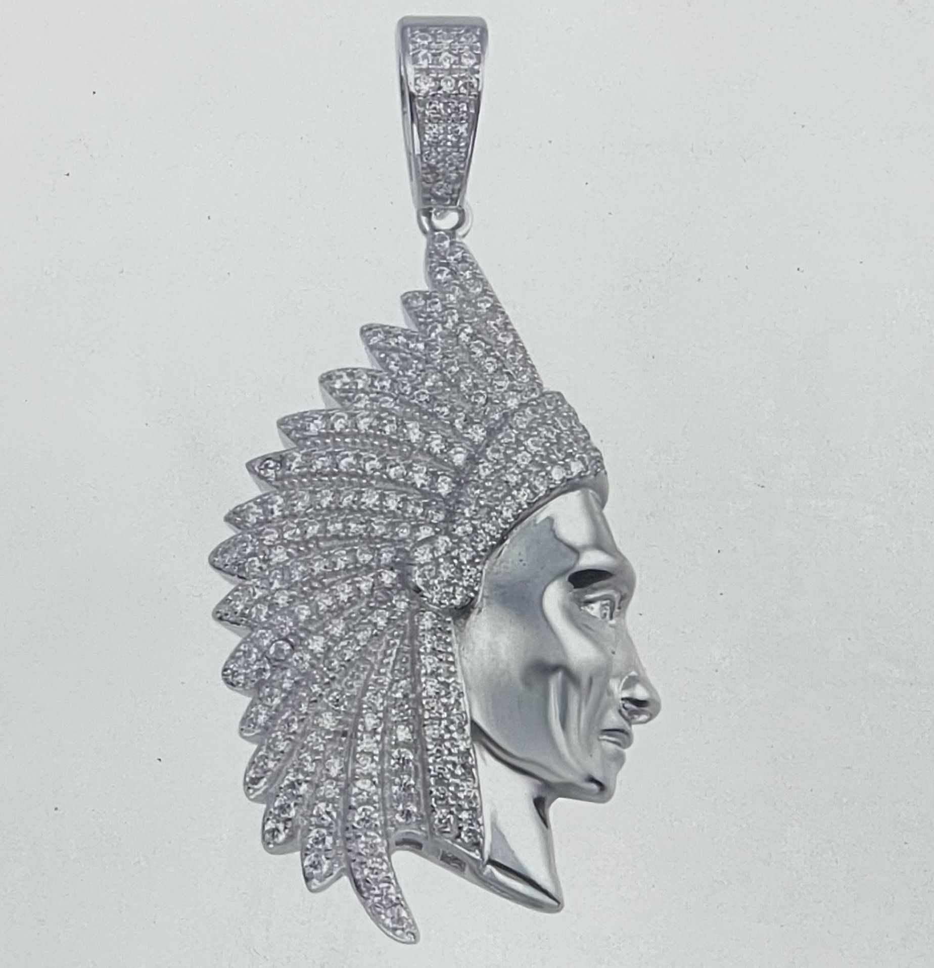 sterling silver 925 chief pendant plata 