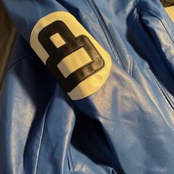 Brand new 100% leather eight ball jacket