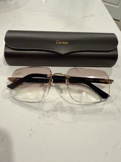 Cartier Rimless Sunglasses with Case
