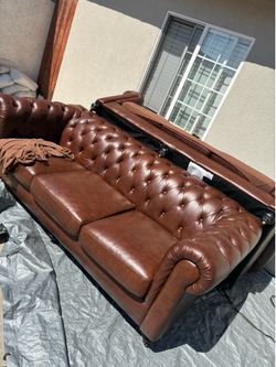 2 Luxury Leather Couches