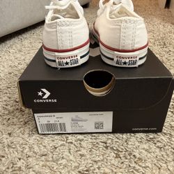 Kids White Converse Size 4