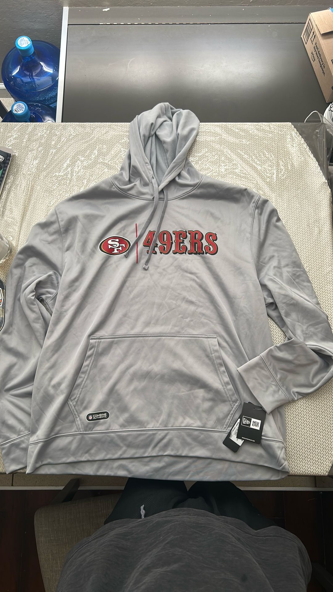 XXL Grey 49ers New era Hoodie