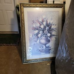  5' by 4' photo frame with picture