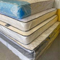 Queen mattress and box spring