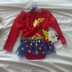 2 Piece Set Baby Girl Wonder Woman 