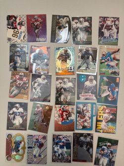 Eddie George NFL Football Card Lot (25 Cards)