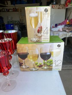 Libbey Wine and Champagne Glass Sets