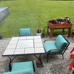 Fire Pit Table And Chairs