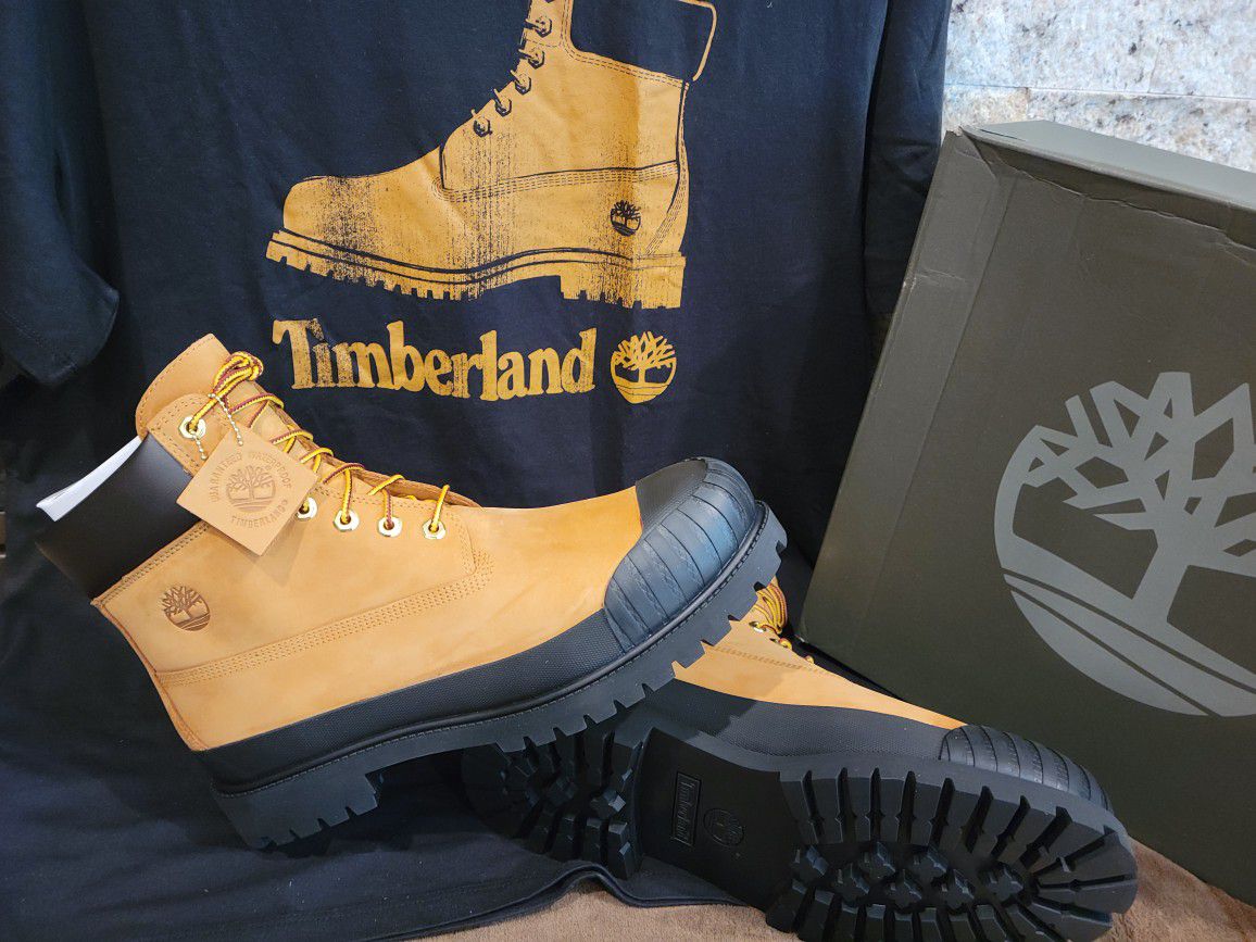 Size 13- Mens Timberland Premium Boots- Rubber Toe