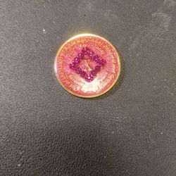 AA Alumni 10 Year Sobriety Chip.