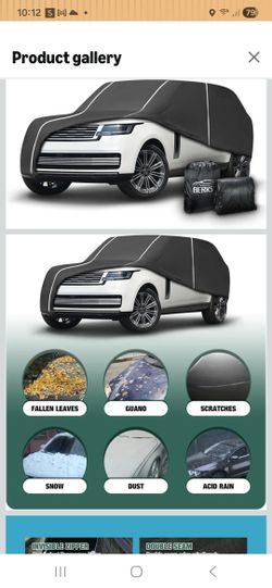 6 Layers Car Cover, Water Proof,  All Seasons,  Carry Bag Included For Range ROVER 2011 To 2024