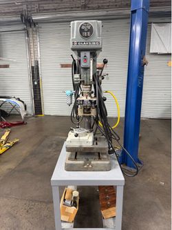 Clausing drill press + rolling stand + procunier tap head