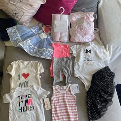 New Born To 9 Months Baby Girl Clothes 