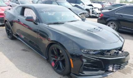 2021 Camaro Ss Black For Parts 