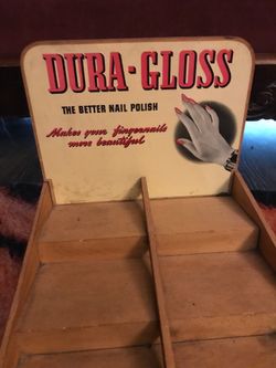 Antique Nail Polish Display