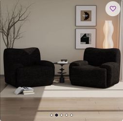 Boneless Sofa Chenile Mid Century Modern Armchair