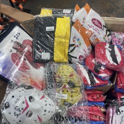 New Selling 2 Bins Full Halloween Stuff ( Custom , Decord And More). Take All For $220