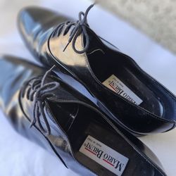 Classic Mario Bruni dress shoes Italian-made leather oxford style Size 11
