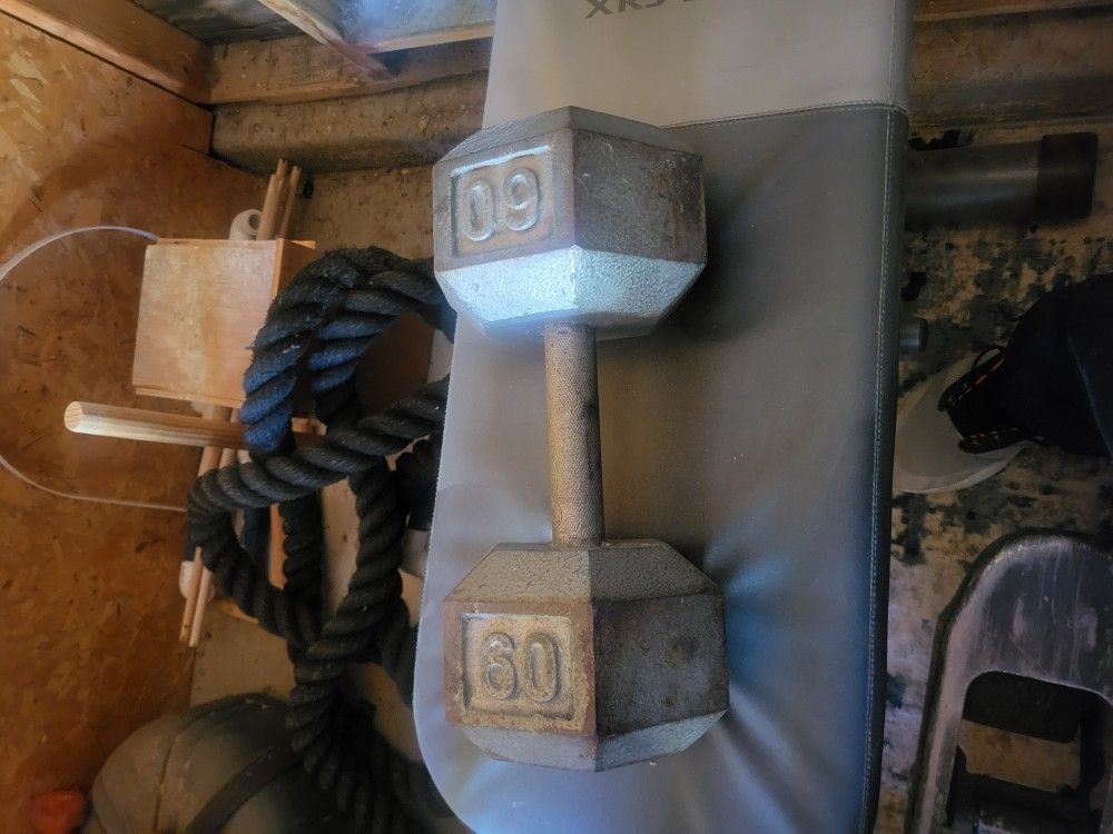 60 Lbs Dumbell Set