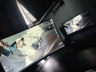 Gaming Laptop ,Sceptre Monitor, Lap top fan mount