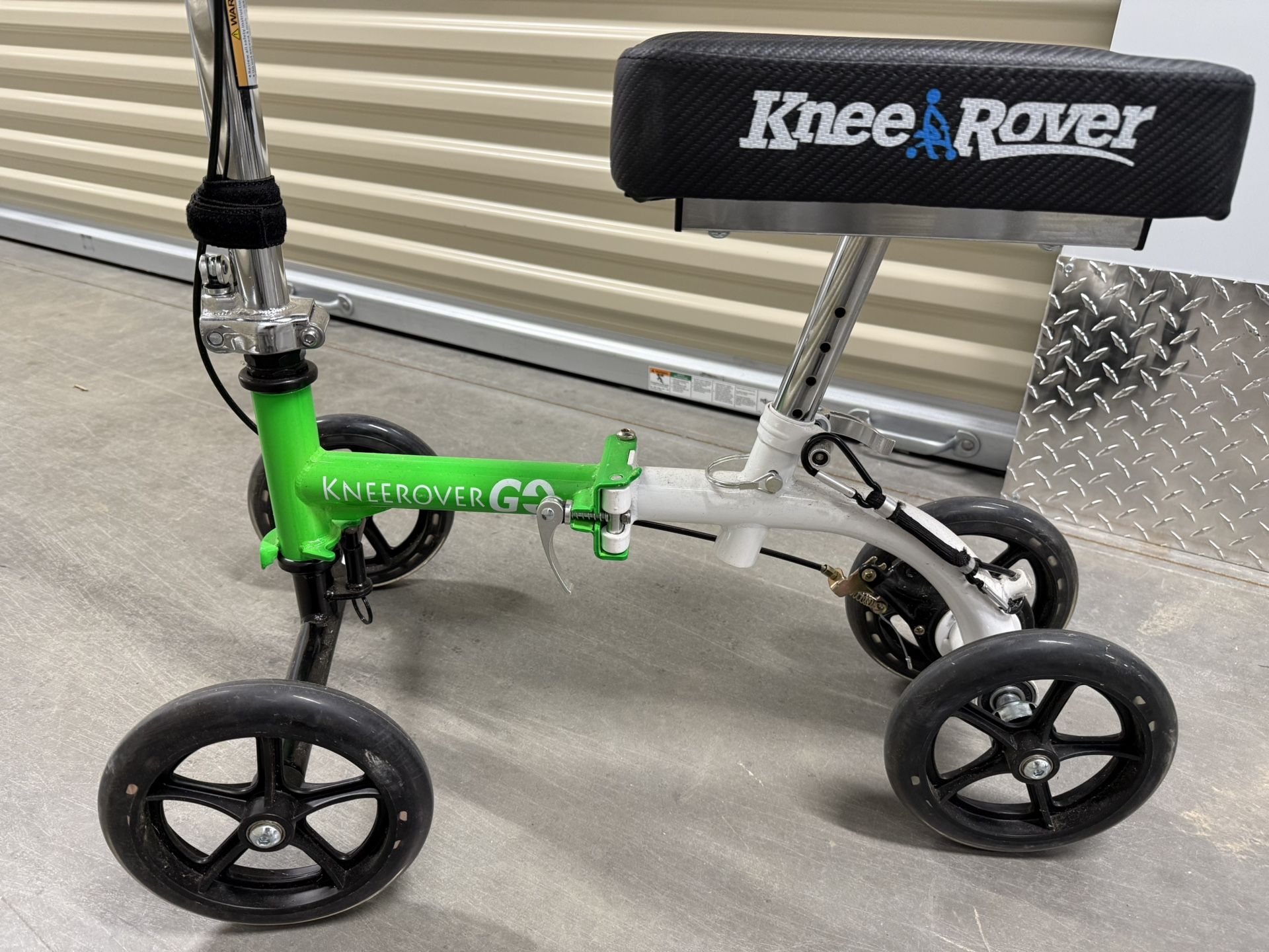 KneeRover® GO HYBRID Knee Scooter with ALL TERRAIN Front Wheels
