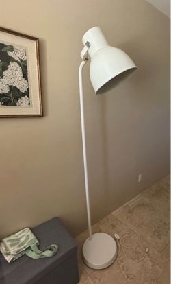 Tall White Lamp