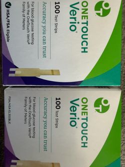 One Touch Verio Testing Strips