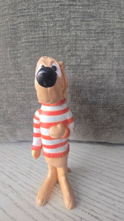 Vintage Cartoon Dog PVC Figure