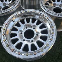 4 17x9 BEADLOCK WHEELS 6x165 Lug Pattern Race Truck Lug Pattern 490 Each 