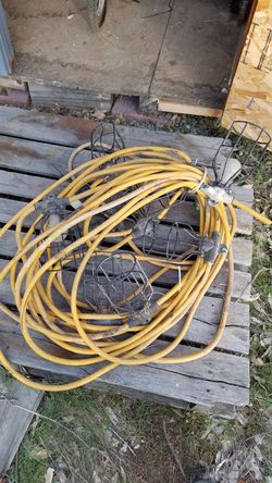 Construction string lights