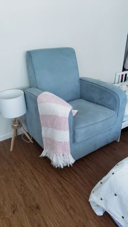 Blue chair (just after cleaning)