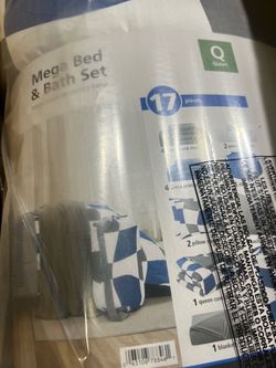 Queen Mega Bed & Bath Set 17 Piece