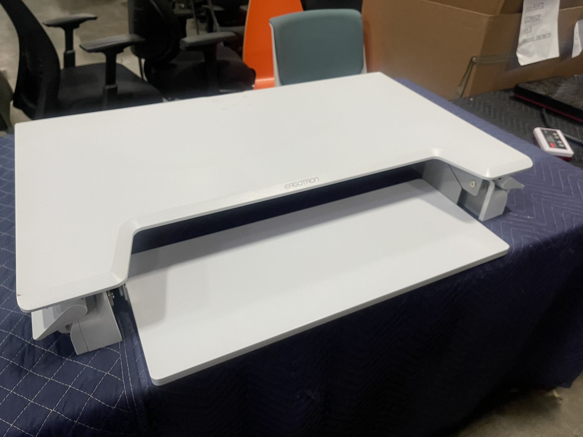 Ergotron Desk Converter! We Also Monitor Arms, Standing Desks, And Chairs!!