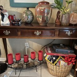 Wood Console Table 
