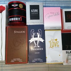 Cologne and perfumes