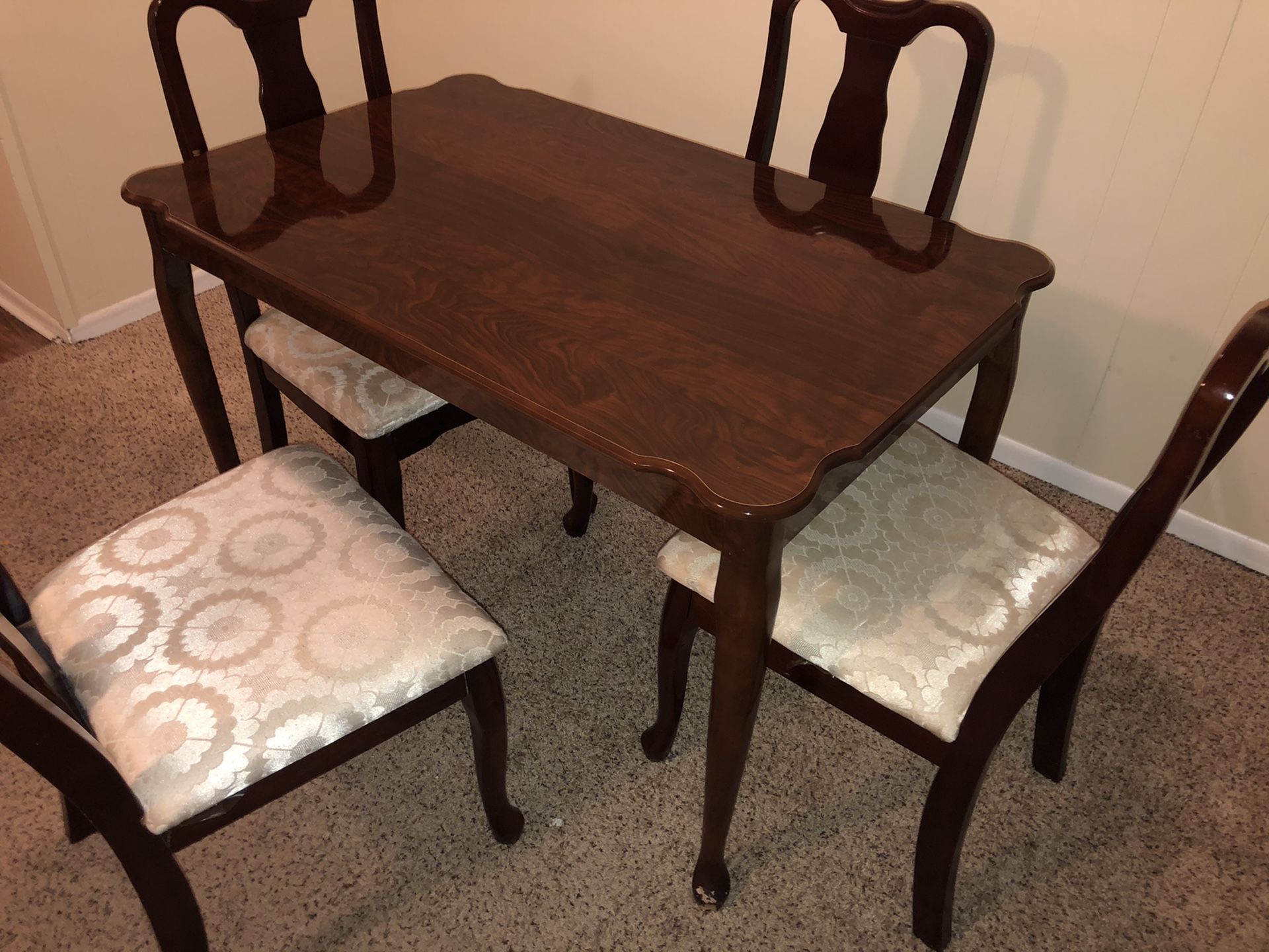 Dinner Table with 4 Chairs