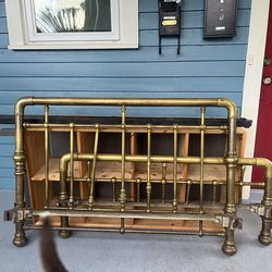 Full Size Golden Brass Bed frame