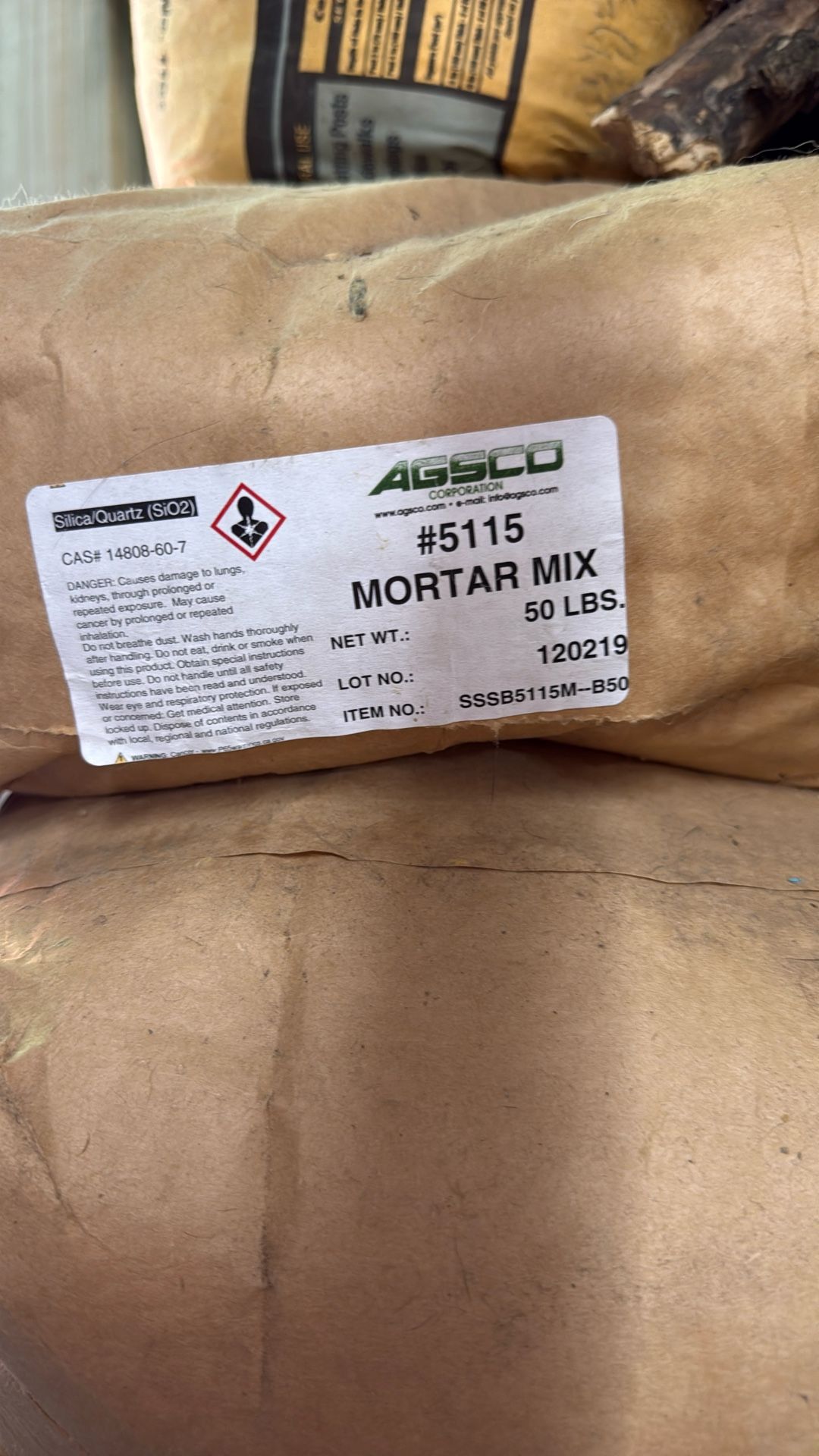 Mortar Mix - Several Bags