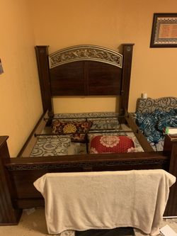 Queen size bed frame