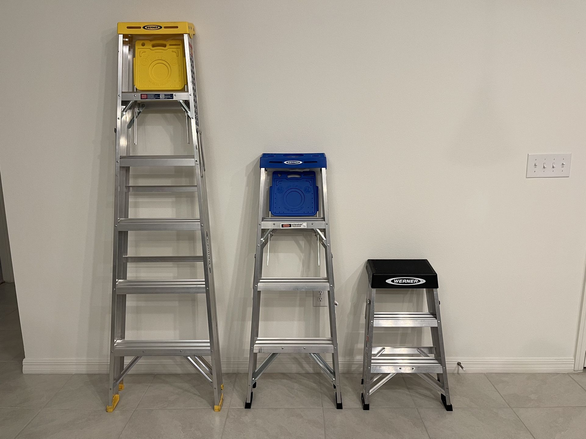 3 Werner ladders (6ft + 4ft +2ft)