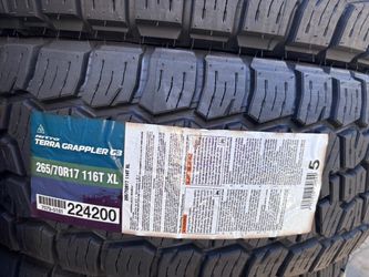 Nitto Terra Grappler G3 265/70R17 116T XL Tire