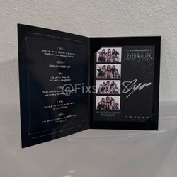 EVERGLOW Sihyeon Signed 2024 Pulse & Heart US LATAM Tour Official Postcard