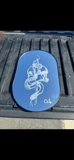 Engraved mirrors