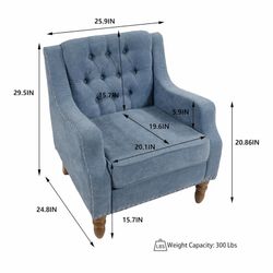 Blue Accent Chair BRAND NEW IN BOX!