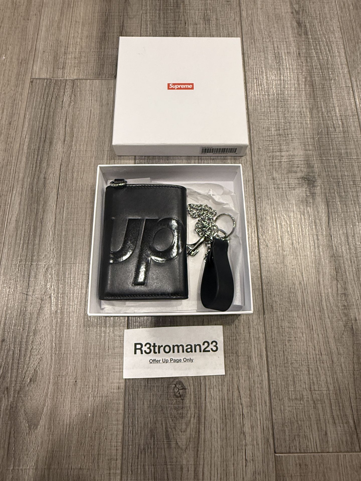 Supreme Leather Key Chain Wallet