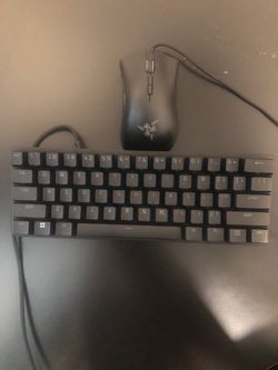 Gaming keyboard and mouse