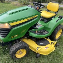 John Deere X500 Lawn Tractor Riding Mower 54” Deck