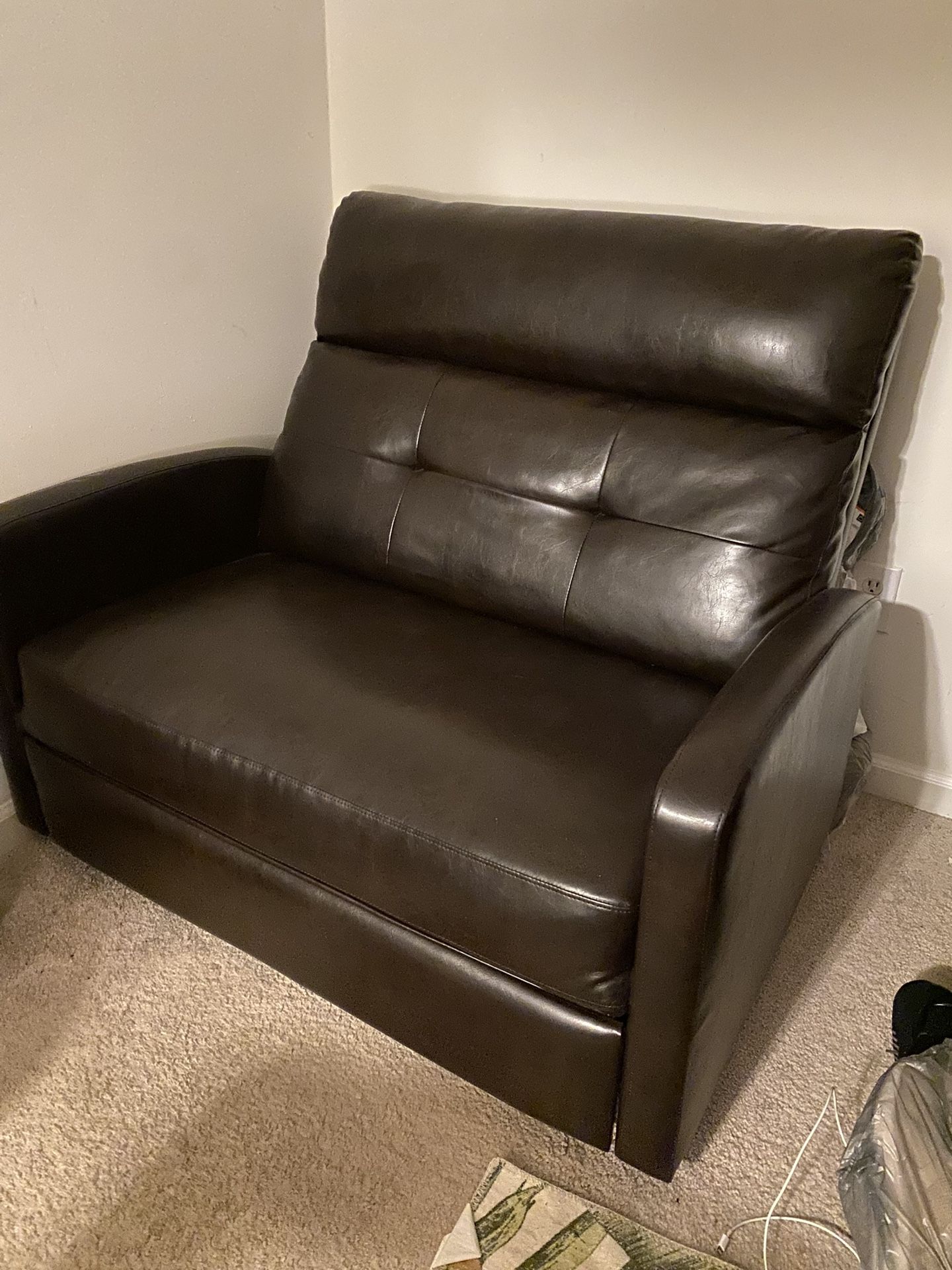 Dark Chocolate Loveseat Recliner