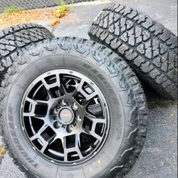 Brand new 17" Toyota TRD Pro Style wheels 6x139.7 All-terrain tires