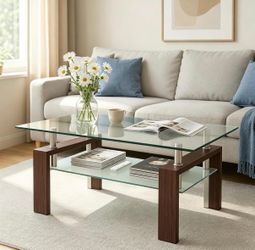Living room glass coffe table( mesa de sala de Cristal)